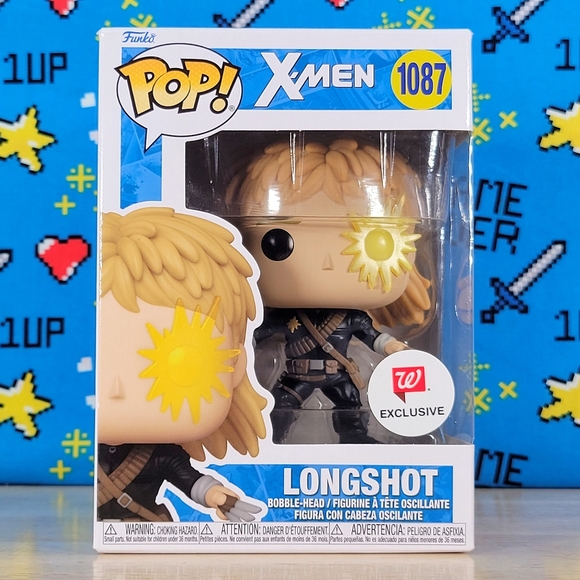 Funko PoP X-Men Longshot #1087 Walgreens Exclusive Vinyl Figure + Protector NIB - Picture 1 of 9
